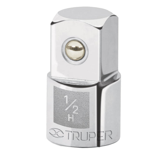Adaptador para matraca de cuadro 1/2' a cuadro 3/4', Truper Caja con 6, 13426