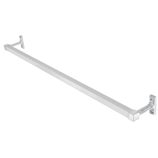 Toallero de barra largo, metálico, cromo, BASIC Caja con 4, 49608