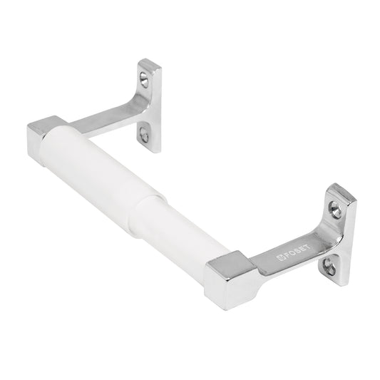 Portarrollo sin cubierta, metálico, cromo, BASIC Caja con 4, 49612