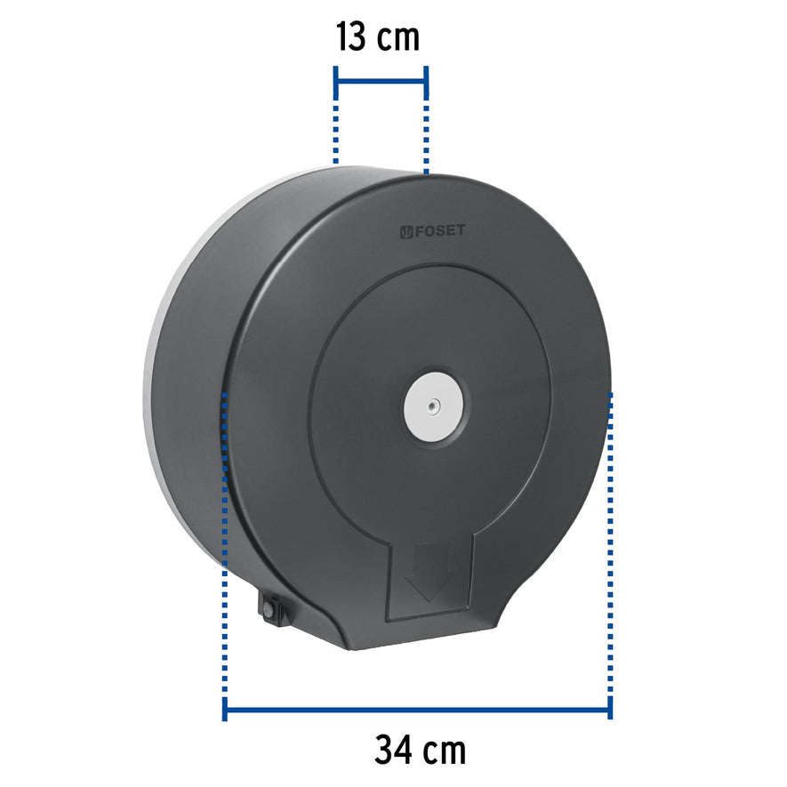 Portarollo de ABS, humo, Foset, 47935