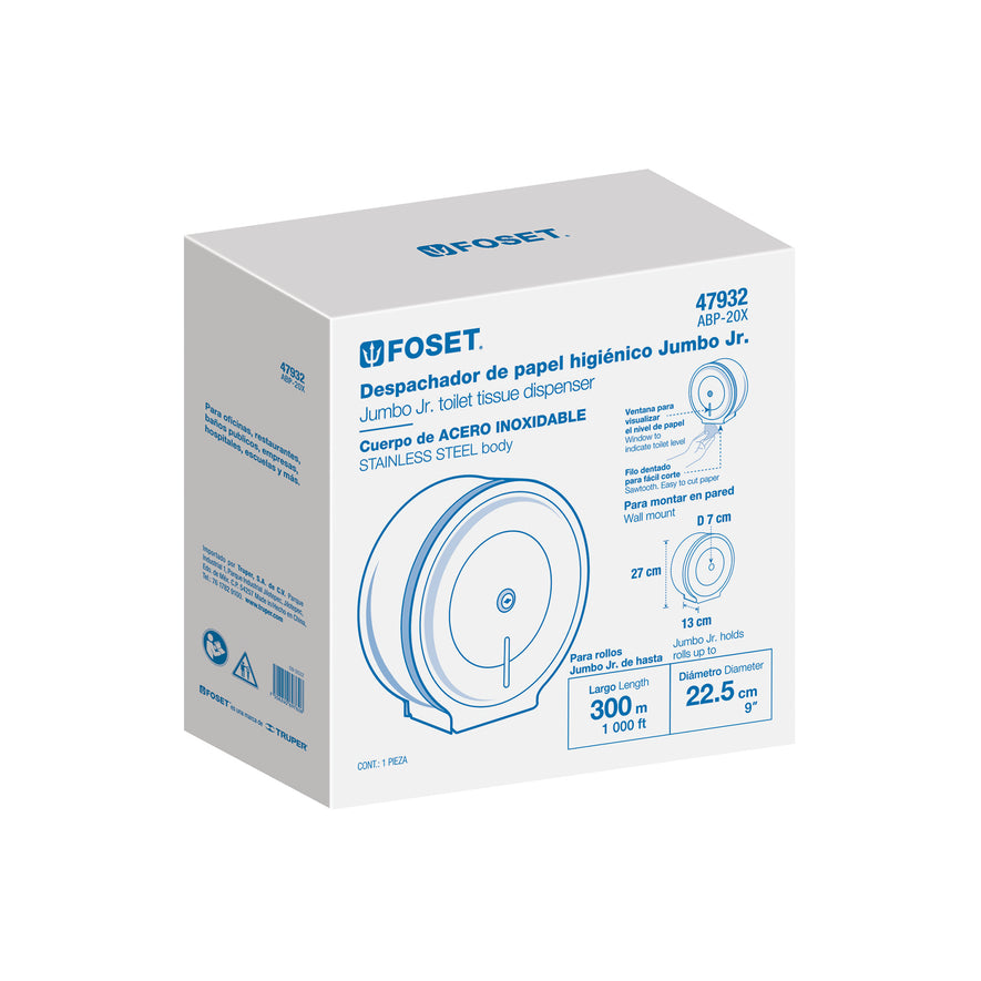 Portarollo de acero inox, Foset, 47932