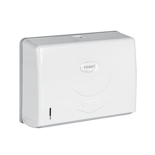 Dispensador junior p/toallas de papel, blanco, Foset Basic, 45740