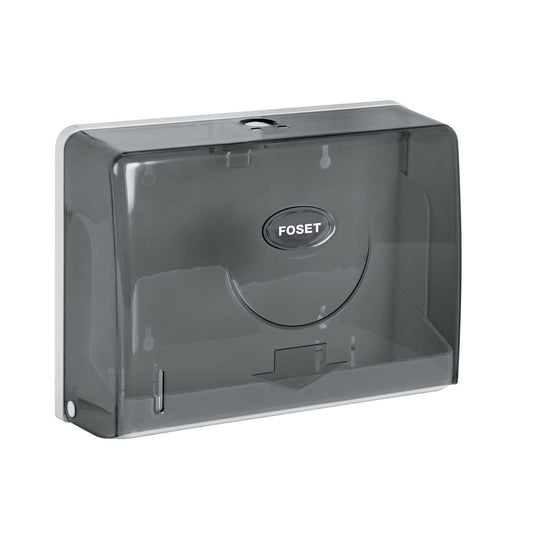 Dispensador junior p/toallas de papel, humo, Basic, 45741