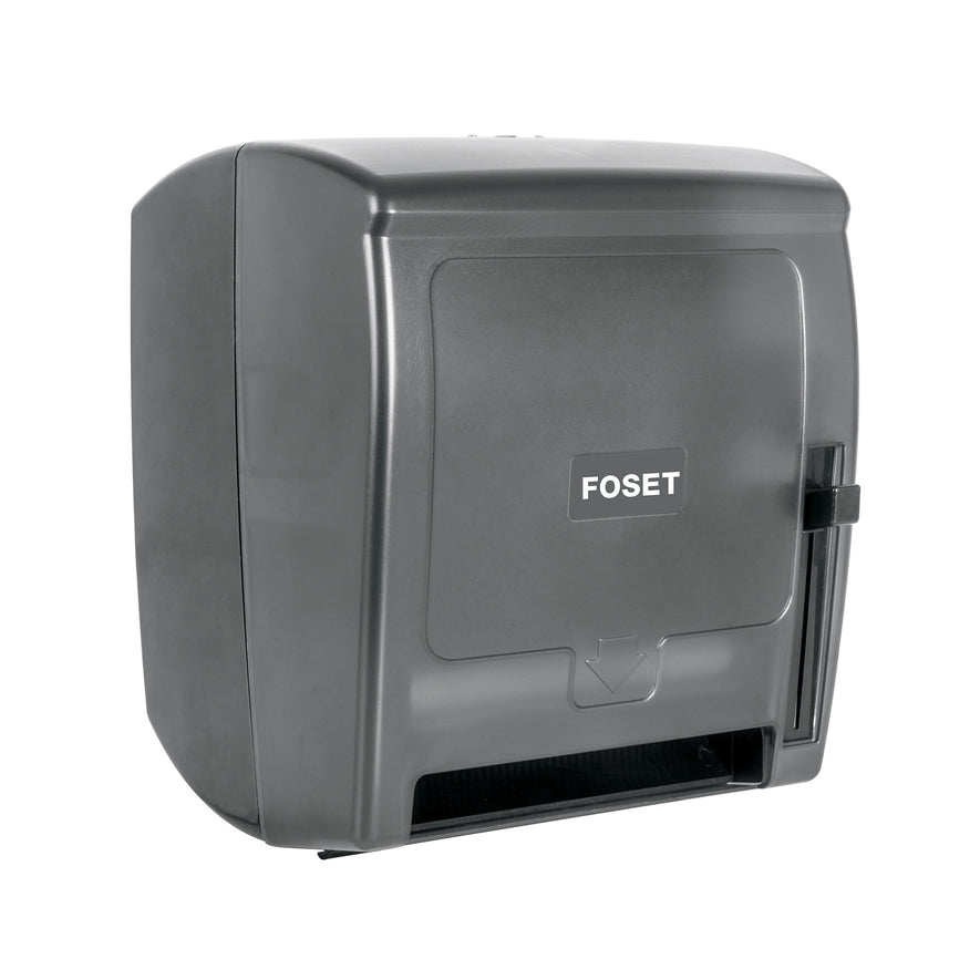 Dispensador de ABS para rollo de papel, humo, Foset, 49274