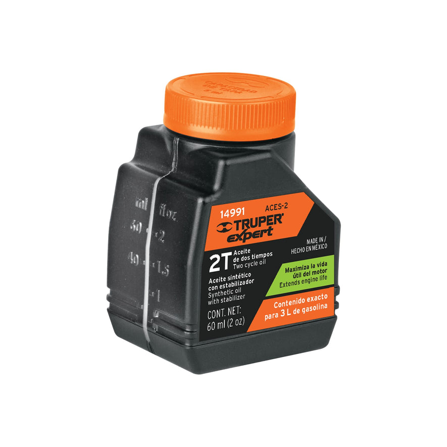 Aceite sintético para motor de 2 tiempos, 60 ml Caja con 10, 14991