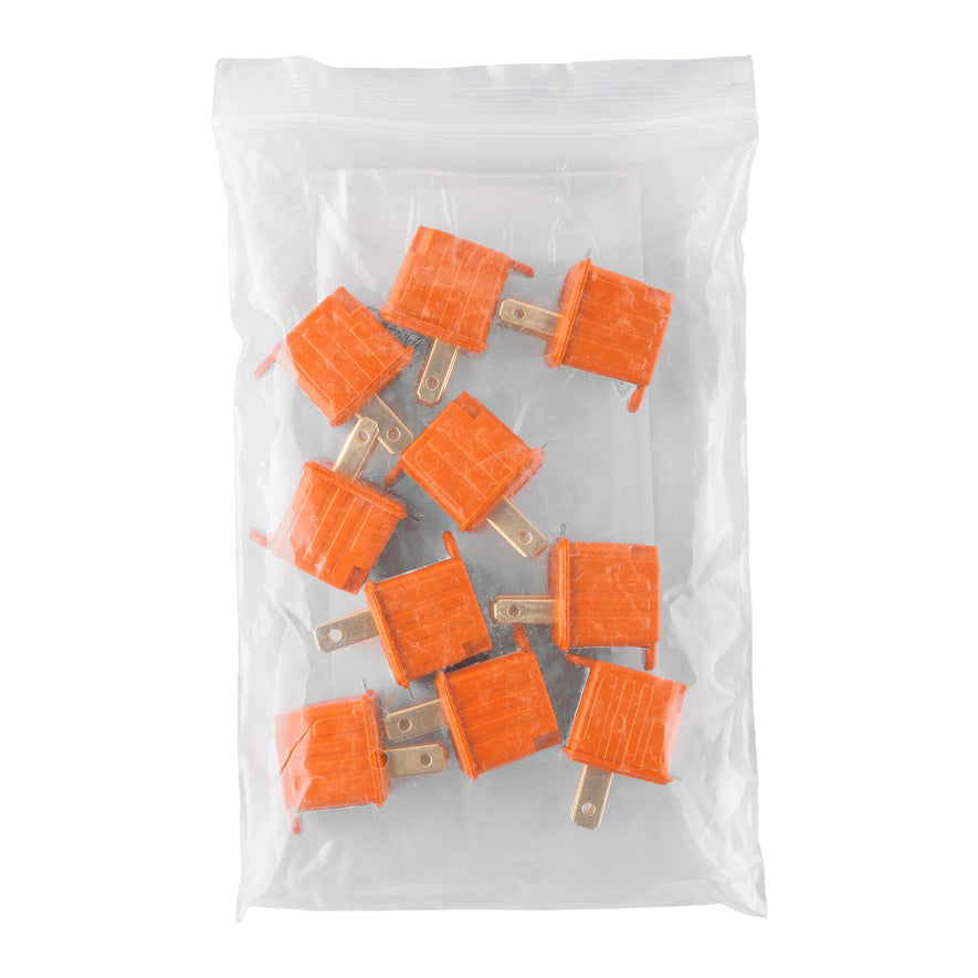 Adaptador 3 a 2, naranja, a granel, Volteck Caja con 10, 46256