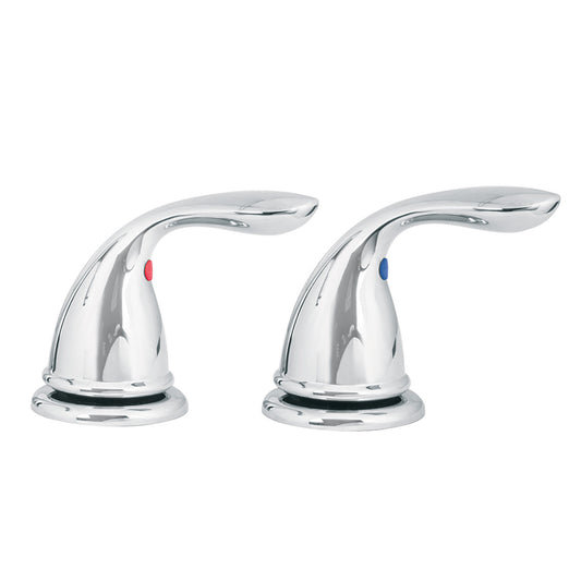 Jgo manerales palanca p/taladros separados,lavabo,cromo,Aero Caja con 4, 45237