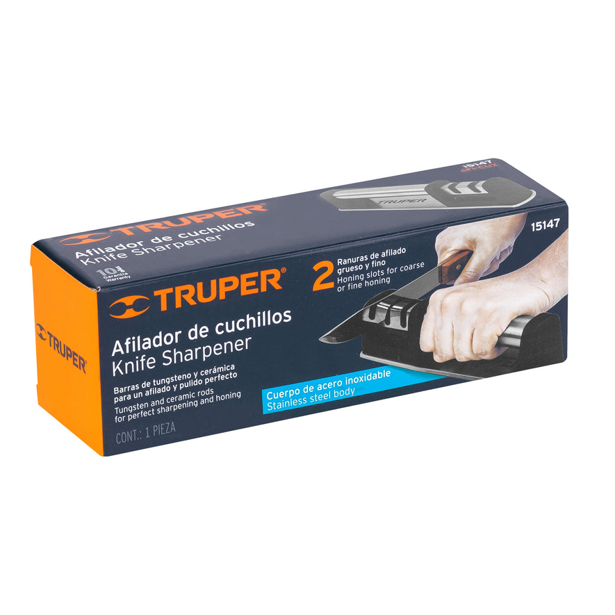 Afilador de cuchillos, Truper Caja con 2, 15147