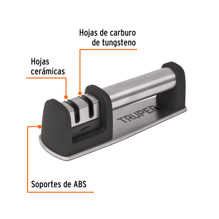 Afilador de cuchillos, Truper Caja con 2, 15147