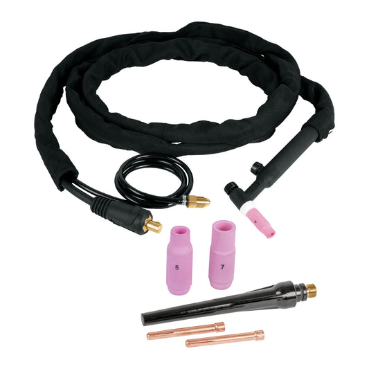Juego de 8 pz antorcha y accesorios soldadoras proceso TIG, 14112