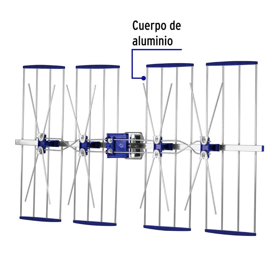 Antena aérea para TV HD, 32 elementos, Volteck, 48169