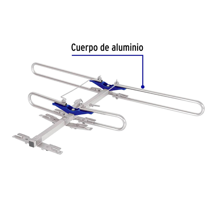 Antena aérea para TV HD, 4 elementos, Volteck Caja con 4, 48470