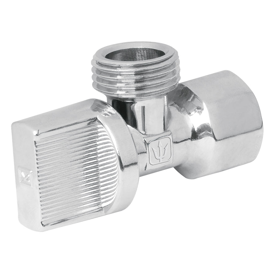 Llave angular de 1/2', 1/4 de vuelta, blíster, FOSET Caja con 6, 46299