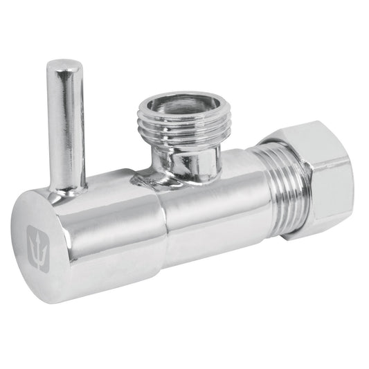 Llave angular, 1/4 vuelta, tipo barrilito, maneral palanca Caja con 4, 49113