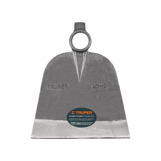 Azadón oreja y martillo No. 3 de 3.3 lb, sin mango, TRUPER Caja con 6, 19981