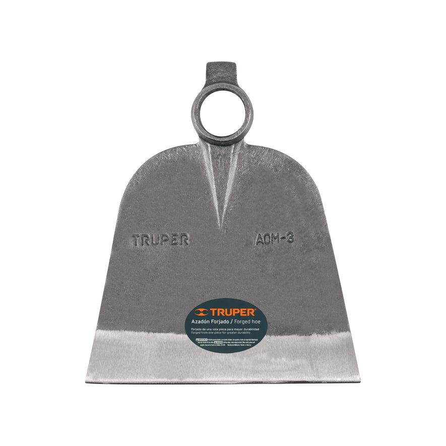 Azadón oreja y martillo No. 3 de 3.3 lb, sin mango, TRUPER Caja con 6, 19981