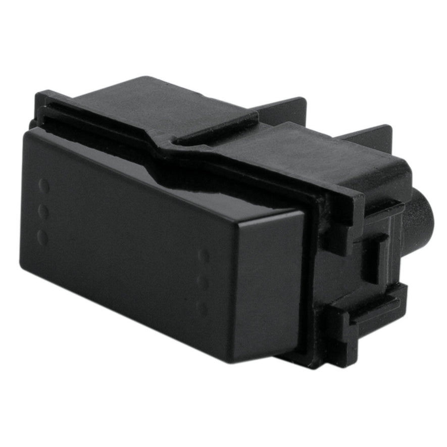 Interruptor de 3 vías, línea Italiana, color negro, Volteck Caja con 12, 47608