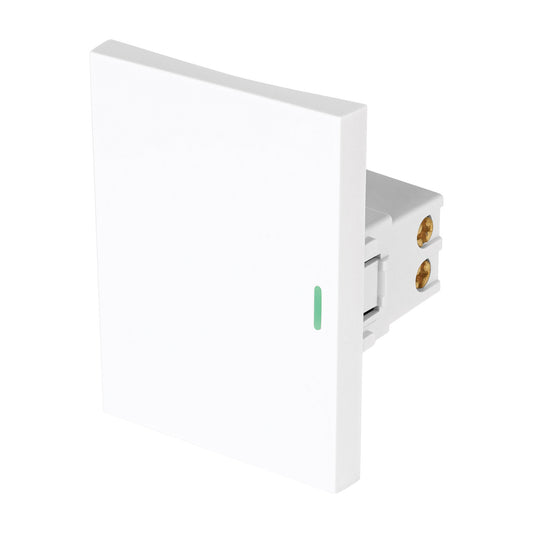 Interruptor de 3 vías blanco de 3 módulos, línea Lisboa Caja con 12, 47945