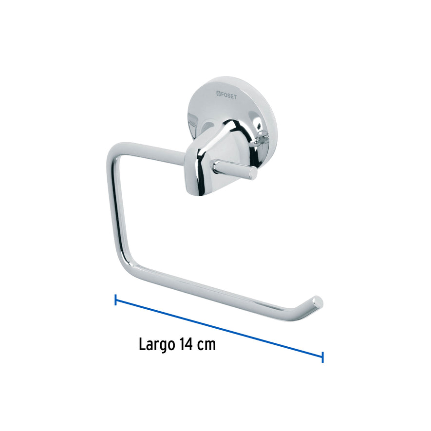 Portarrollo con soporte y barra metálicos, Foset Aqua Aqua Caja con 6, 45164