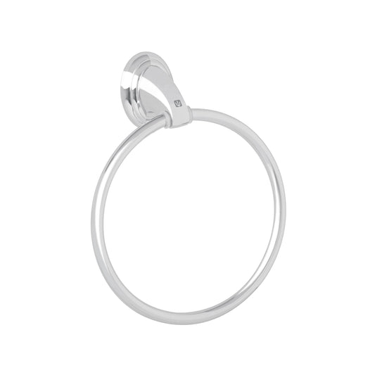 Toallero argolla metálico acabado cromo, Foset Aqua Caja con 6, 45996
