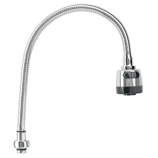 Cuello flexible para mezcladora de fregadero, cromo, Aqua, 49821