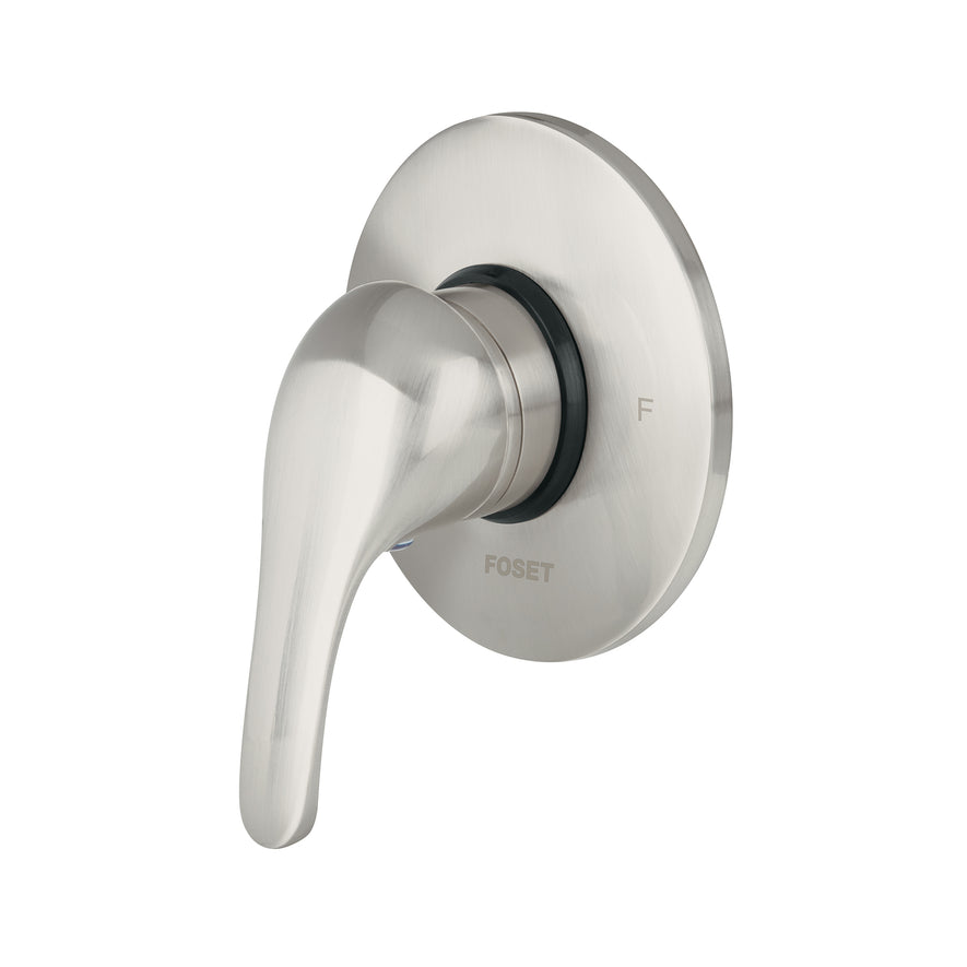 Monomando para regadera, palanca, satín, Foset Aqua, 48471