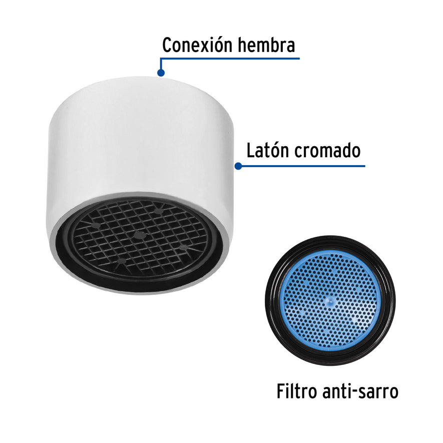 Aireador conexión hembra para cuello de mezcladora, Foset Caja con 10, 45233