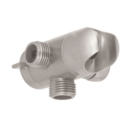 Desviador de 3 vías para brazo con soporte, satín, Riviera, 49961