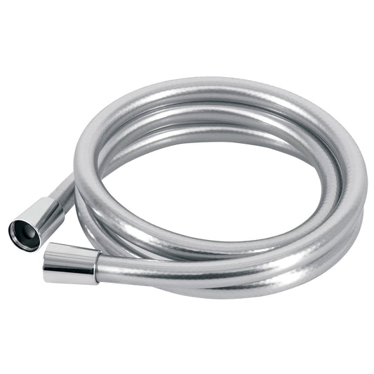 Manguera lisa para regadera, manual, cromada, Foset Riviera Caja con 2, 45096