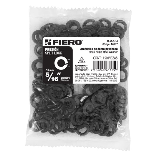 Bolsa con 150 arandelas de presión de 5/16', Fiero Caja con 6, 44687