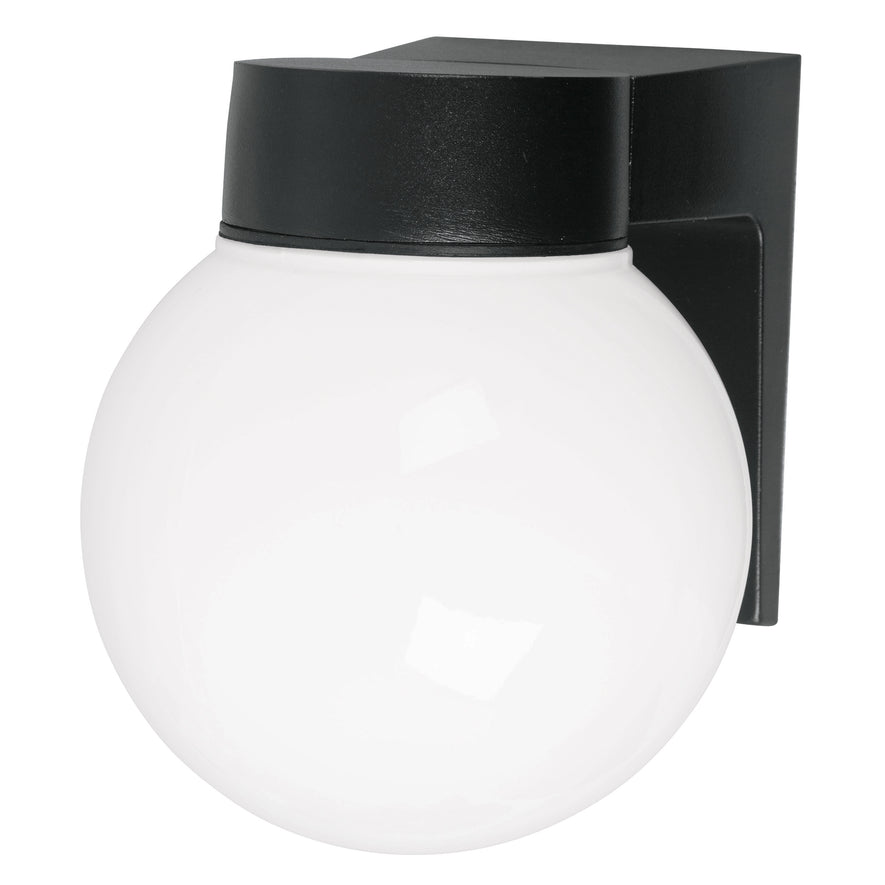 Arbotante de LED 8 W tipo globo luz cálida, Volteck Caja con 2, 46344