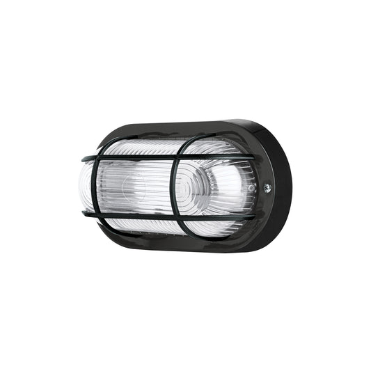 Arbotante decorativo de ABS, ovalado, lámpara no incluida Caja con 2, 49864