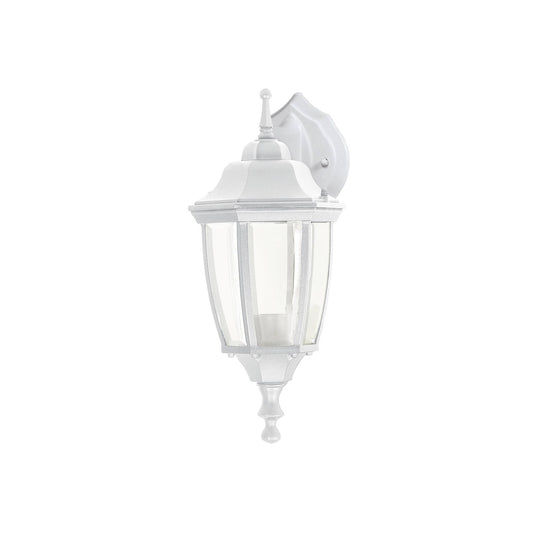 Arbotante tipo farol tradicional suspendido p/exterior, bco., 47290