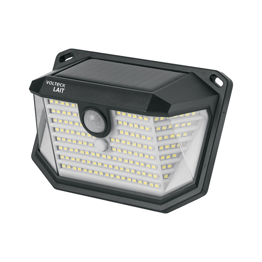 Luminario Solar LED 3 W con sensor de movimiento, VOLTECK Caja con 4, 49827