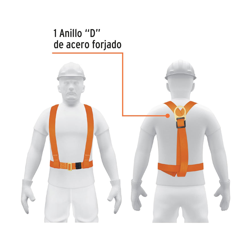 Arnés de pecho con 1 anillo, Truper Caja con 2, 14431