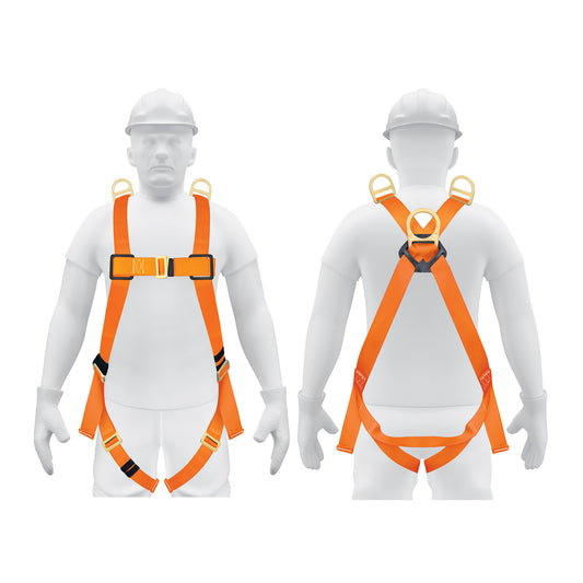 Arnés de cuerpo completo con 3 anillos, ANSI, Truper, 14433