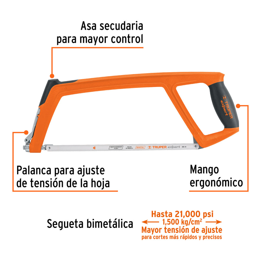 Arco 12' profesional extra pesado de 1 kg, Truper Expert Caja con 3, 10232