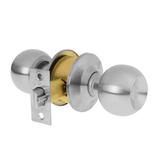 Cerradura esfera cilíndrico, entrada, cromo, blíster, Basic Caja con 3, 28050