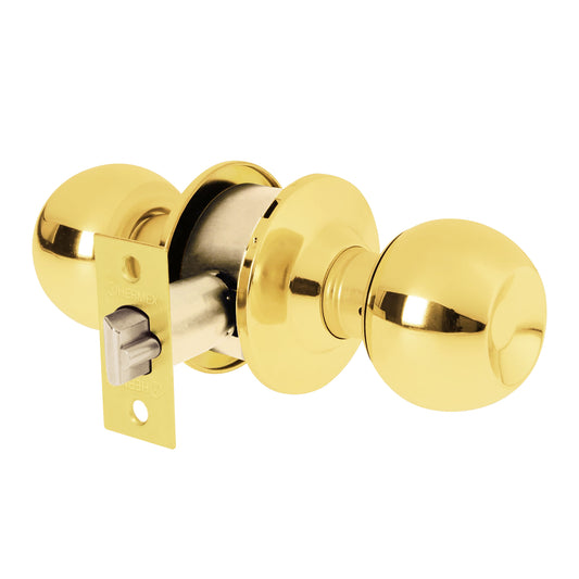 Cerradura esfera cilíndrico, entrada, brillante, blíster, HB Caja con 3, 28048