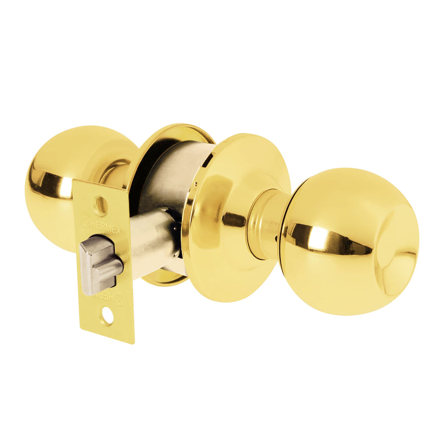 Cerradura esfera cilíndrico, entrada, brillante, blíster, HB Caja con 3, 28048