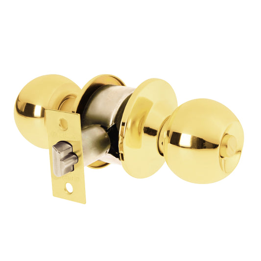 Cerradura esfera cilíndrico, recámara, brillante, blíster,HB Caja con 3, 28051