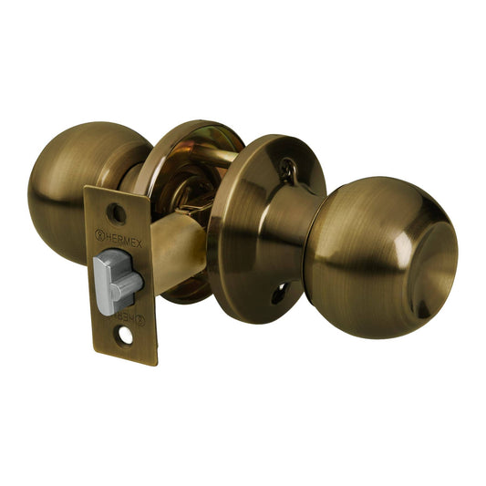 Cerradura esfera tubular, entrada, antiguo, blíster, Basic Caja con 3, 28068