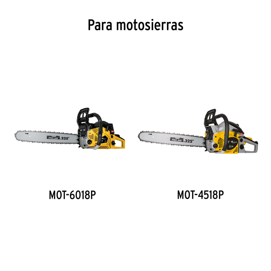 Barra de repuesto 18' para motosierra, Pretul, 26018