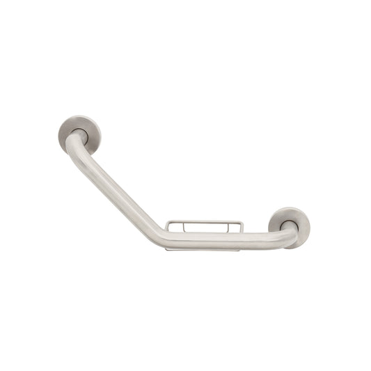 Barra angular con jabonera, acero inox, 1-1/4' x 40cm, Foset, 46888