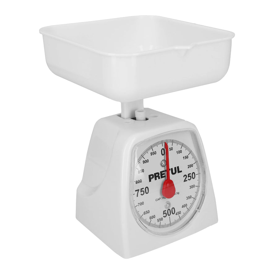 Báscula mecánica para cocina 1 Kg, Pretul Caja con 2, 29970