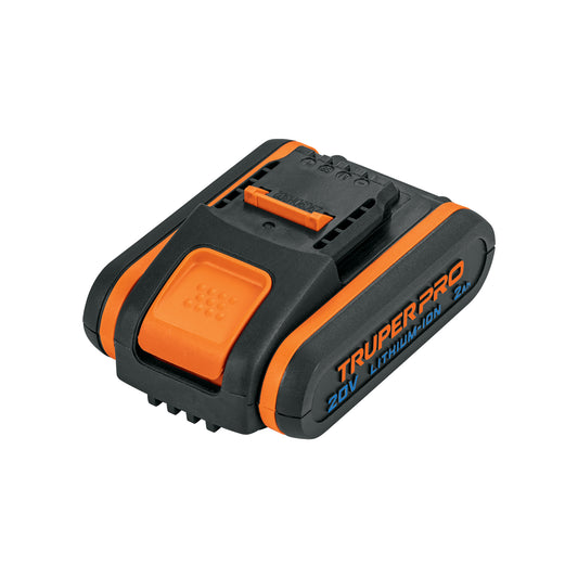 Batería ion litio, 20V, 2 Ah, TRUPER PRO, 103240