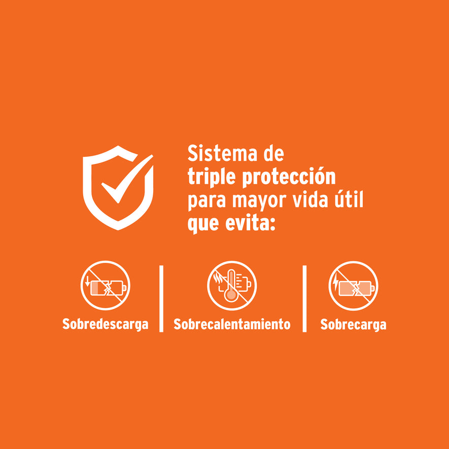 Batería ion litio, 20V, 4 Ah, TRUPER PRO, 103009