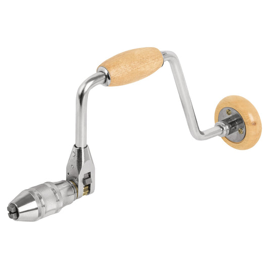 Berbiquí profesional 12' perilla de madera, TRUPER, 10970