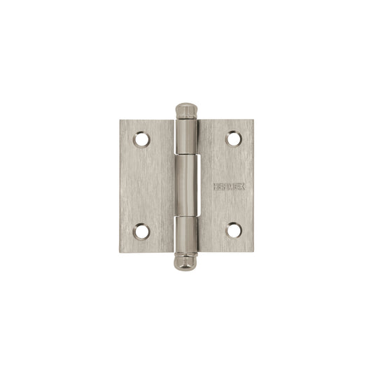 Bisagra cuadrada 2' acero inox, cabeza redonda, Hermex Caja con 10, 43220