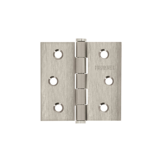 Bisagra cuadrada 2-1/2' acero inox, cabeza plana, Hermex Caja con 10, 43226